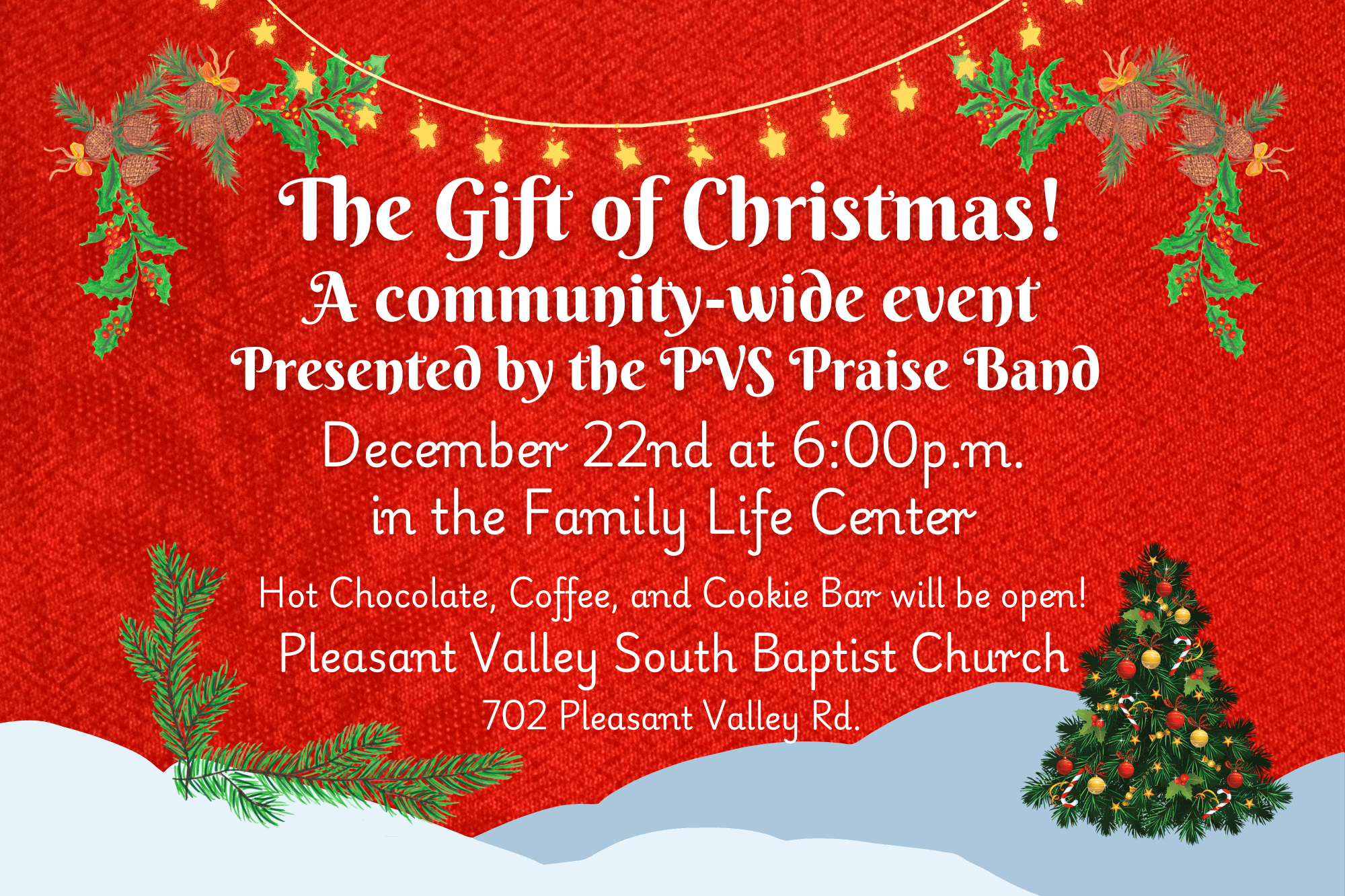 The Gift of Christmas! A community-wide event Presented by the PVS Praise Band (9 x 6 in) (2) (1)